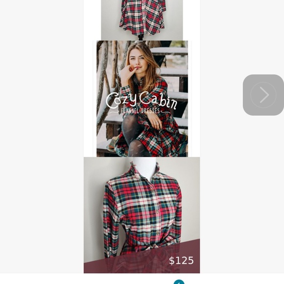 Plaid XL Dress - Picture 1 of 4